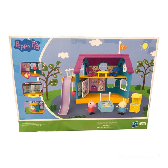 NEW Peppa Pig Peppa’s Club Peppa’s Kids-Only Clubhouse Playset Preschool Toy - Picture 8 of 9